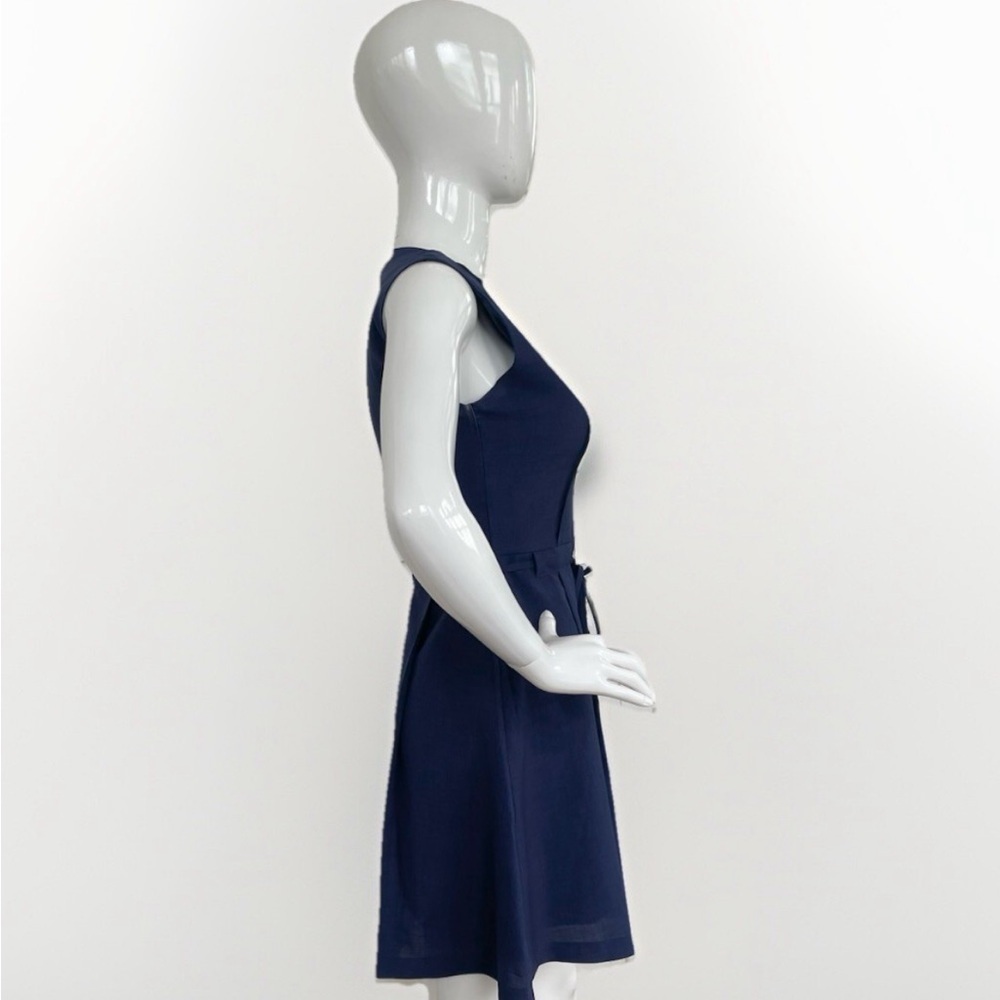 Pinkyotto A-Line Pleated Career Dress – Size Small – Navy Blue - Picture 3 of 4